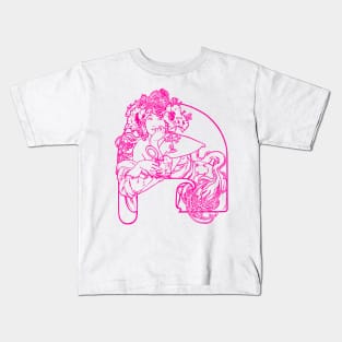 Alphons Mucha Beer Kids T-Shirt